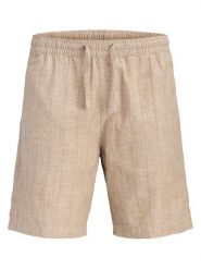 Jack & Jones Szorty "Jaiden" w kolorze beżowym rozmiar: L. Brązowe szorty męskie Jack & Jones, bez wzorów. Za 114.95 zł.
