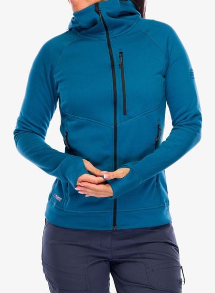 Bluza polarowa damska Turbat Peak. Niebieskie bluzy z kapturem damskie TURBAT, m, z materiału. Za 439.99 zł.
