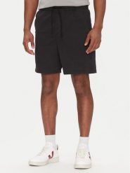 Gap Szorty materiałowe 723683-02 Czarny Regular Fit. Czarne szorty męskie GAP, bez wzorów, z bawełny. Za 109.99 zł.