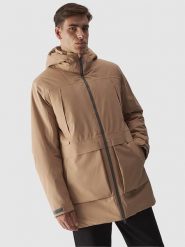 4F Kurtka funkcyjna w kolorze jasnobrązowym rozmiar: XXL. Brązowe kurtki outdoor męskie 4f, m, bez wzorów, bez kaptura. Za 182.72 zł.
