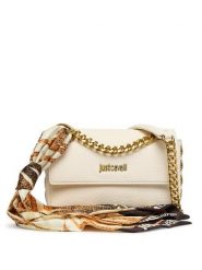 Just Cavalli Torebka 80RA4BF5 ZSB81 Écru. Torebki klasyczne damskie Just Cavalli, bez wzorów, ze skóry, bez dodatków. Za 789.99 zł.