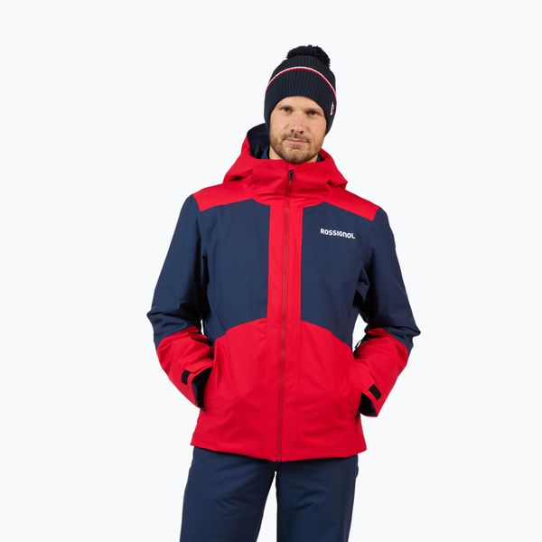 Kurtka narciarska męska Rossignol Rochrun Insulated. Czerwone kurtki męskie Rossignol, na zimę, m, bez wzorów, sportowe, bez kaptura. Za 1,049.00 zł.