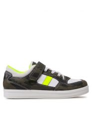 Primigi Sneakersy 3877622 S Khaki. Brązowe buty sportowe chłopięce Primigi, ze skóry, bez zapięcia. Za 239.99 zł.