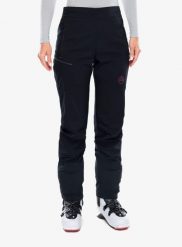 Spodnie softshell damskie La Sportiva Ikarus Pant. Czarne spodnie materiałowe damskie La Sportiva, bez wzorów, z materiału. Za 871.19 zł.