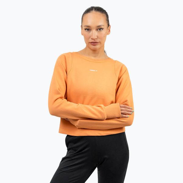 Bluza NEBBIA Gym Spirit Crop. Brązowe bluzy bez kaptura damskie Nebbia. Za 189.99 zł.