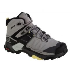 Buty Salomon X Ultra 4 Mid Winter Ts 413650 szare. Szare buty trekkingowe męskie z gumy, bez zapięcia. Za 986.45 zł.