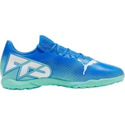 Buty Sportowe piłkarskie Puma Future. Niebieskie buty sportowe na co dzień męskie Puma, bez zapięcia, do piłki nożnej. Za 209.99 zł.
