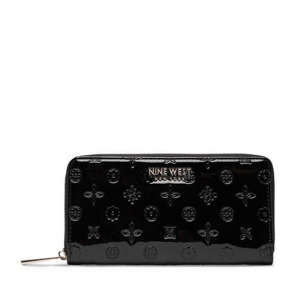 Portfel Nine West. Czarne portfele damskie Nine West, bez wzorów. Za 89.99 zł.