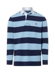 Polo Ralph Lauren koszulka polo - klasyczny krój Mężczyźni Bawełna niebieski, XL. Niebieskie koszulki polo męskie Polo Ralph Lauren, m, bez wzorów, z bawełny, bez ramiączek. Za 599.95 zł.