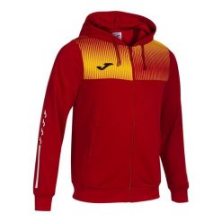 Bluza dresowa z kapturem Joma Eco Supernova. Czerwone bluzy z kapturem męskie Joma, z dresówki. W wyprzedaży za 239.15 zł.