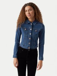 Vero Moda Kurtka jeansowa Luna 10279492 Niebieski Slim Fit. Niebieskie kurtki damskie Vero Moda, m, bez wzorów, z bawełny, bez kaptura. W wyprzedaży za 129.99 zł.