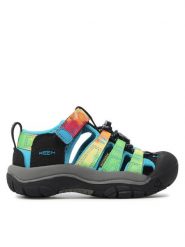 Keen Sandały Newport H2 1018447 Niebieski. Niebieskie sandały chłopięce Keen, z materiału, bez zapięcia. Za 189.99 zł.