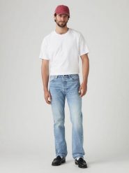 Levi's Dżinsy "501" - Straight fit - w kolorze błękitnym rozmiar: W29/L32. Niebieskie jeansy męskie Levi's. Za 181.76 zł.