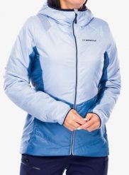 Kurtka ocieplana damska La Sportiva Mythic Primaloft Jkt. Niebieskie kurtki narciarskie i snowboardowe damskie La Sportiva, xs, bez wzorów, z materiału, bez kaptura, narciarskie, primaloft. Za 940.49 zł.