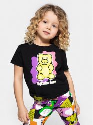 Coccodrillo T-Shirt WC4143201JPK Czarny Regular Fit. Czarne koszulki dziewczęce COCCODRILLO, bez wzorów, z bawełny, bez ramiączek. Za 39.99 zł.