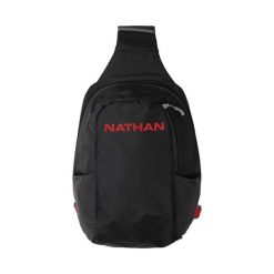 Plecak Nathan Run Sling 8 L. Czarne plecaki damskie NATHAN, bez wzorów, z dzianiny. Za 507.50 zł.