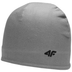 Czapka funkcyjna 4F. Szare czapki zimowe damskie 4f, z materiału. Za 48.99 zł.