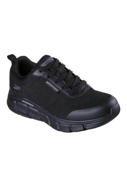 Buty sportowe męskie Skechers Bobs B Flex Rainy Edge. Czarne buty sportowe na co dzień męskie Skechers, z materiału, bez zapięcia, trekkingowe. Za 390.00 zł.
