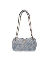 Guess Torebka Giully II HWDG96 73090 Niebieski. Niebieskie torebki klasyczne damskie Guess, z aplikacjami, z materiału, bez dodatków. Za 639.99 zł.