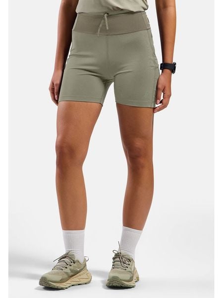 Odlo Szorty trekkingowe "X-Alp Trail" w kolorze khaki rozmiar: M. Brązowe spodenki sportowe damskie Odlo, m, z materiału, outdoorowe. Za 259.54 zł.