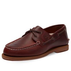 Mokasyny Classic Boat 2 Eye Rozmiar 41 - TB0A2Q9XEIW Czerwony. Czerwone mokasyny damskie Timberland, ze skóry. Za 646.50 zł.