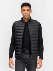 BIG STAR Kamizelka w kolorze czarnym rozmiar: S. Czarne kamizelki męskie Big Star, s, z materiału. Za 184.99 zł.