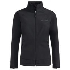 Kurtka softshell damska Vaude Cyclone Jacket VI. Czarne kurtki damskie Vaude, bez wzorów, z puchu, bez kaptura. Za 356.99 zł.