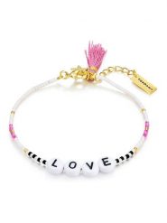 Yokoamii Bransoletka "Love" rozmiar: onesize. Białe bransoletki damskie Yokoamii, ze stali. Za 39.99 zł.