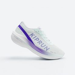 Buty do biegania z płytką karbonową damskie Kiprun KD900X.2. Białe obuwie treningowe damskie KIPRUN, do biegania. Za 449.99 zł.