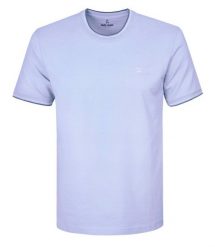 T-Shirt (Koszulka) Męska - Pako Jeans - Jednokolorowa, Błękitna. Niebieskie t-shirty męskie Pako Jeans, l, bez wzorów, z bawełny, bez kołnierzyka. Za 89.00 zł.