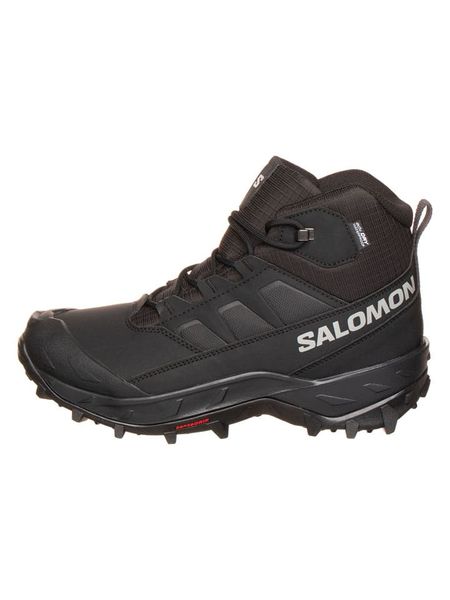 SALOMON Botki trekkingowe "Crosstrak WP" w kolorze czarnym rozmiar: 48. Czarne buty zimowe męskie Salomon, bez zapięcia. Za 689.95 zł.