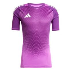 Koszulka bramkarska adidas Tiro 25. Fioletowe t-shirty sportowe męskie Adidas, l, z materiału, bez ramiączek, do piłki nożnej. Za 295.00 zł.