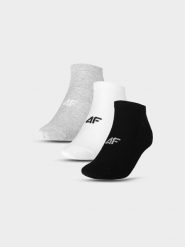 4F Skarpetki casual przed kostkę (3-pack) męskie - multikolor 39-42. Skarpetki męskie 4f, bez wzorów, z bawełny. Za 44.99 zł.
