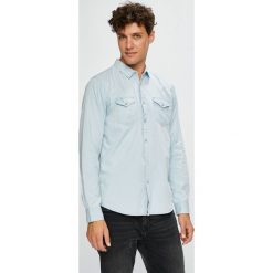 Brave Soul - Koszula. Niebieskie koszule męskie Brave Soul, m, bez wzorów, z bawełny, bez kołnierzyka, bez ramiączek. W wyprzedaży za 59.90 zł.