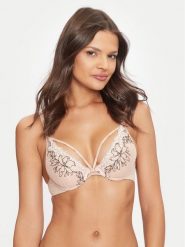 Chantelle Biustonosz push-up Spice C22BNR Beżowy. Brązowe biustonosze Chantelle, bez wzorów, z syntetyku. Za 199.99 zł.
