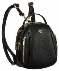 Plecak damski Rovicky R-KP-11-F19 czarny. Czarne plecaki damskie ROVICKY, bez wzorów, ze skóry. Za 55.99 zł.