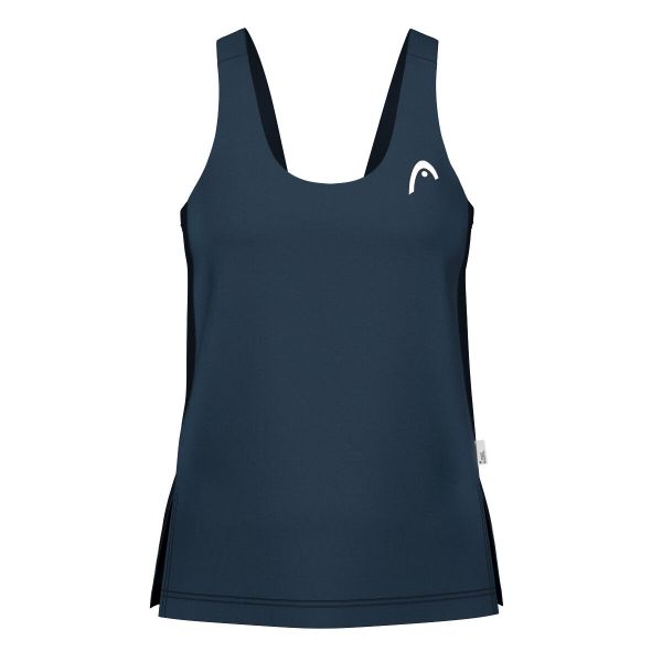 Damski tank top Head Spirit. Niebieskie topy damskie HEAD, bez wzorów, bez kołnierzyka. Za 235.00 zł.