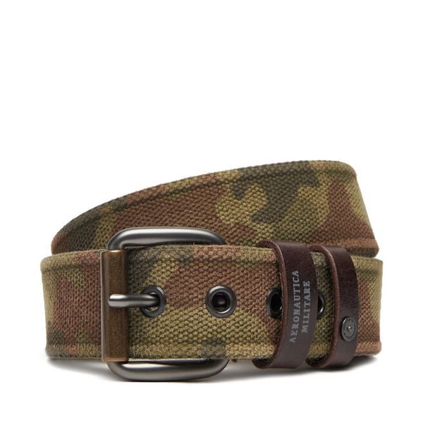 Pasek Męski Aeronautica Militare. Brązowe paski męskie AERONAUTICA MILITARE, bez wzorów. Za 459.99 zł.