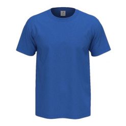 Koszulka Unisex Dla Dorosłych Comfort Plain T-shirt. Niebieskie bluzki damskie Stedman, xl, bez wzorów, sportowe, bez kołnierzyka, bez ramiączek. Za 50.99 zł.