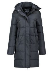 Geographical Norway Płaszcz zimowy "Claudine" w kolorze granatowym rozmiar: XL. Niebieskie płaszcze damskie Geographical Norway, na zimę, xl, bez wzorów, z puchu. Za 317.62 zł.