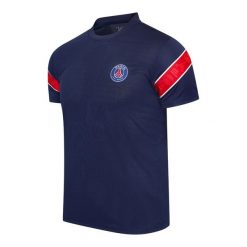 Koszulka Piłkarska męska PSG. Czerwone t-shirty sportowe męskie PARIS SAINT GERMAIN, m, bez ramiączek, do piłki nożnej. Za 184.99 zł.