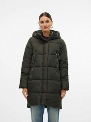 Vero Moda Płaszcz pikowany "Nova" w kolorze zielonym rozmiar: L. Zielone płaszcze damskie Vero Moda, l, bez wzorów. Za 199.95 zł.