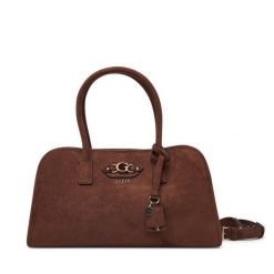 Torebka Guess. Brązowe torebki klasyczne damskie Guess, z aplikacjami, bez dodatków. Za 634.99 zł.