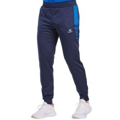 Spodnie do biegania Erima Worker Six Wings. Niebieskie spodnie materiałowe męskie Erima, bez wzorów, eleganckie. Za 178.50 zł.