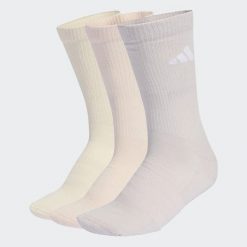 Podkolanówki wyściełane ADIDAS 3 sztuki. Brązowe skarpetki damskie Adidas, bez wzorów. Za 57.49 zł.