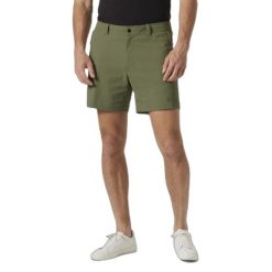 Szorty Helly Hansen Move QD 6". Zielone szorty męskie Helly Hansen, bez kołnierzyka. Za 308.50 zł.