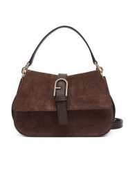 Furla Torebka Flow Mini Top Handle WB01032 BX3045 CN 3244S Brązowy. Brązowe torebki klasyczne damskie Furla, bez wzorów, ze skóry, bez dodatków. Za 1,869.00 zł.