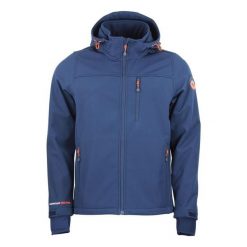Kurtka softshell z kapturem Peak Mountain Claude. Brązowe kurtki softshell damskie Peak Mountain, m, bez wzorów, z elastanu, z kapturem. Za 296.50 zł.
