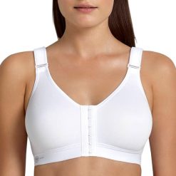 Stanik fitness cardio frontline open. Brązowe biustonosze sportowe damskie ANITA ACTIVE, bez wzorów, z materiału. Za 323.00 zł.