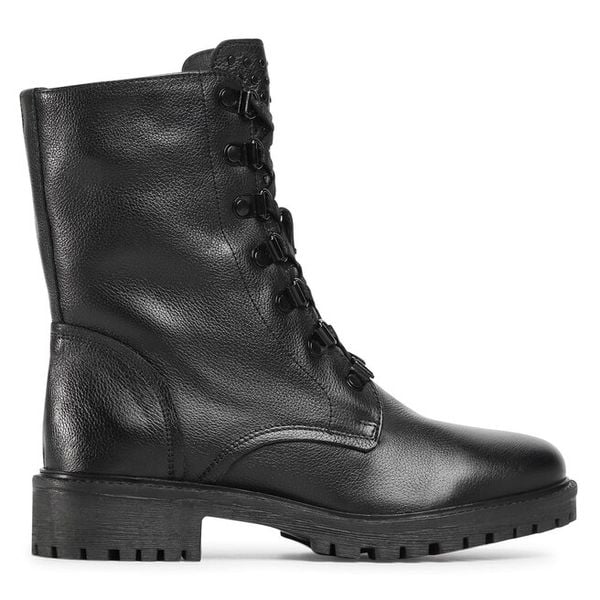 Trapery Geox. Czarne trapery damskie Geox, bez obcasa. Za 649.99 zł.